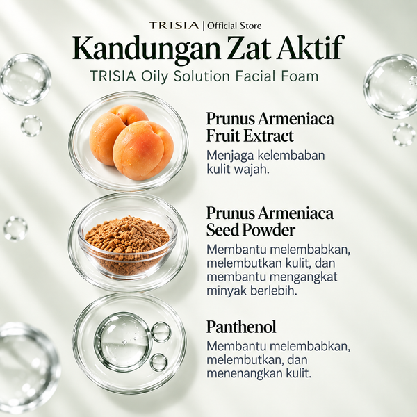 Facial Foam Oily Solution Apricot