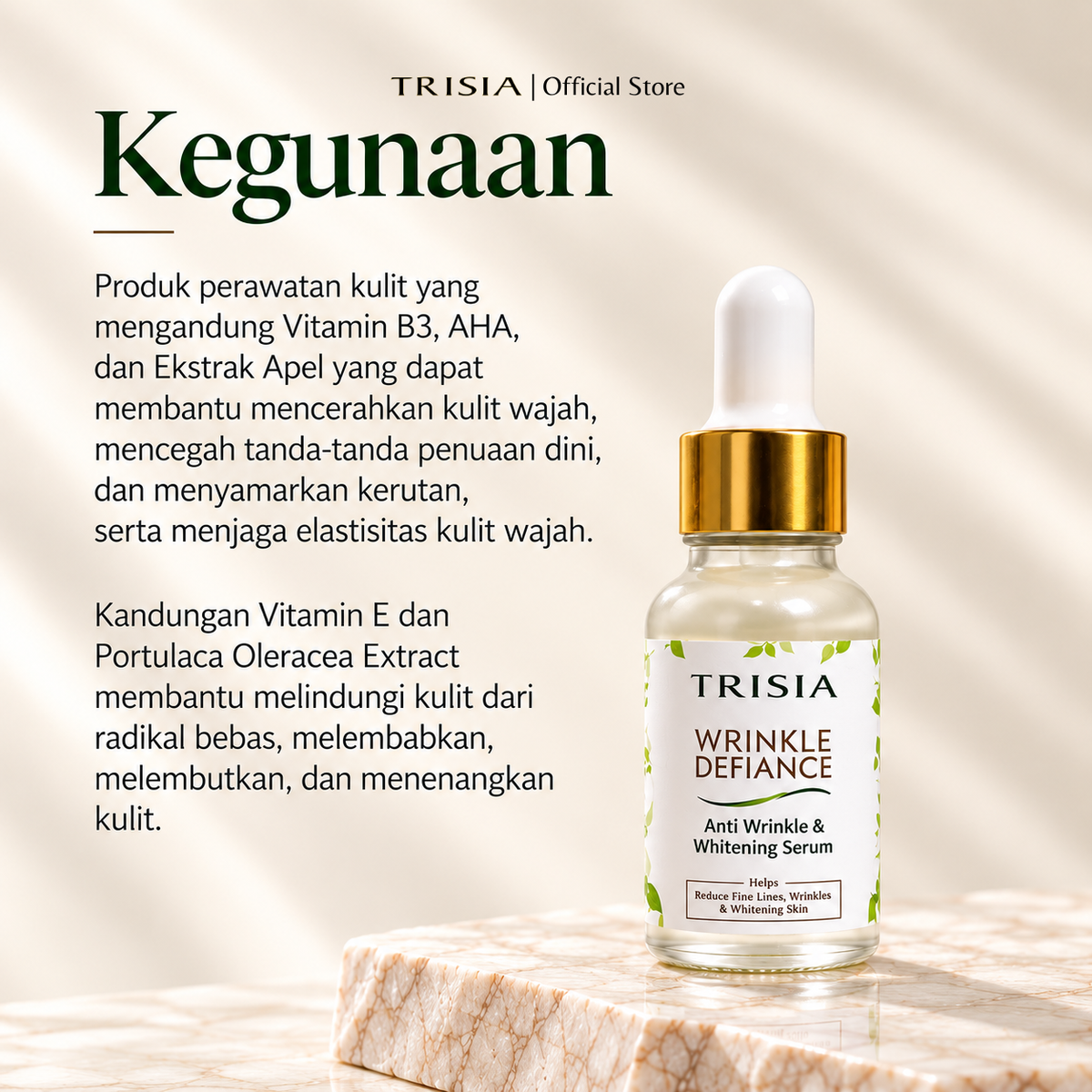 Anti Wrinkle Defiance & Whitening Serum