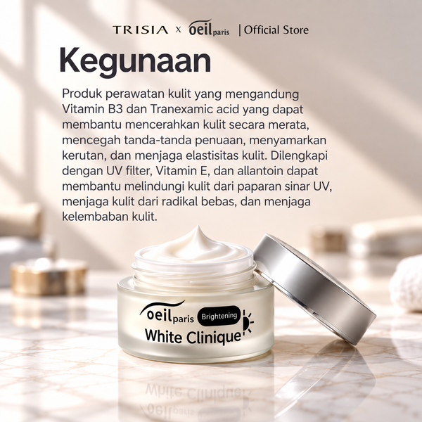OEIL PARIS Brightening White Clinique Day Cream
