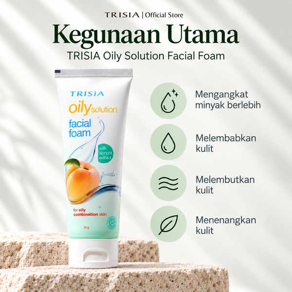 Facial Foam Oily Solution Apricot