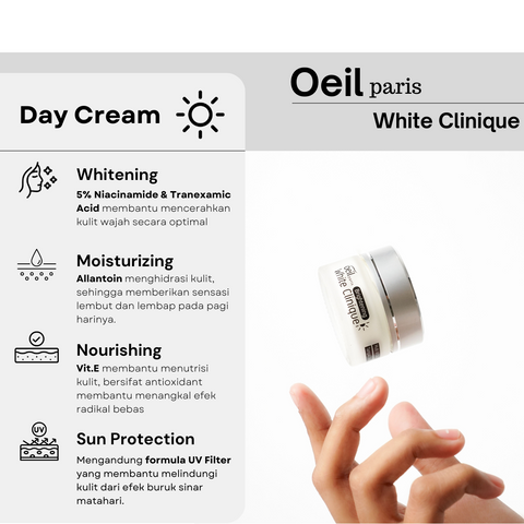 OEIL PARIS Brightening White Clinique Day Cream