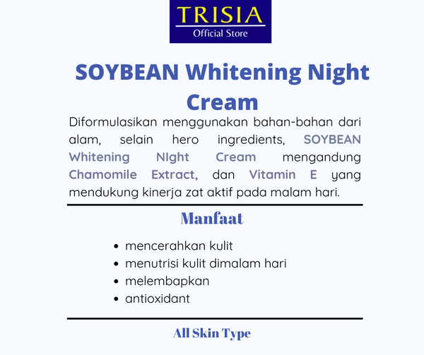 Soybean Whitening Night Cream